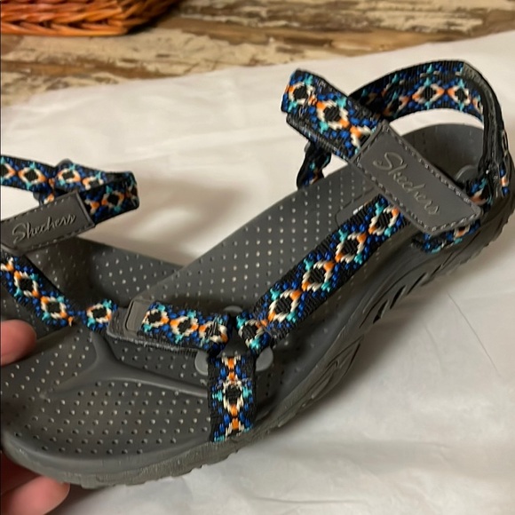 Skechers Women's Sandals - Multicolor and Gray - Picture 5 of 8